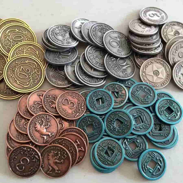 Scythe and Expeditions - Metal Coins