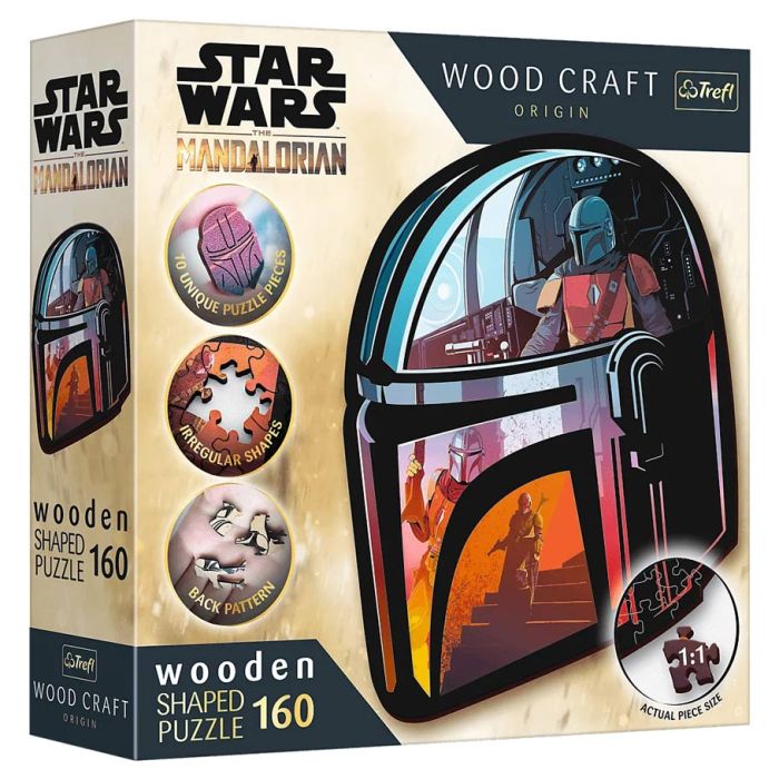 Puzzle - Star Wars: Woodcraft: The Mandalorian - 160 Piece