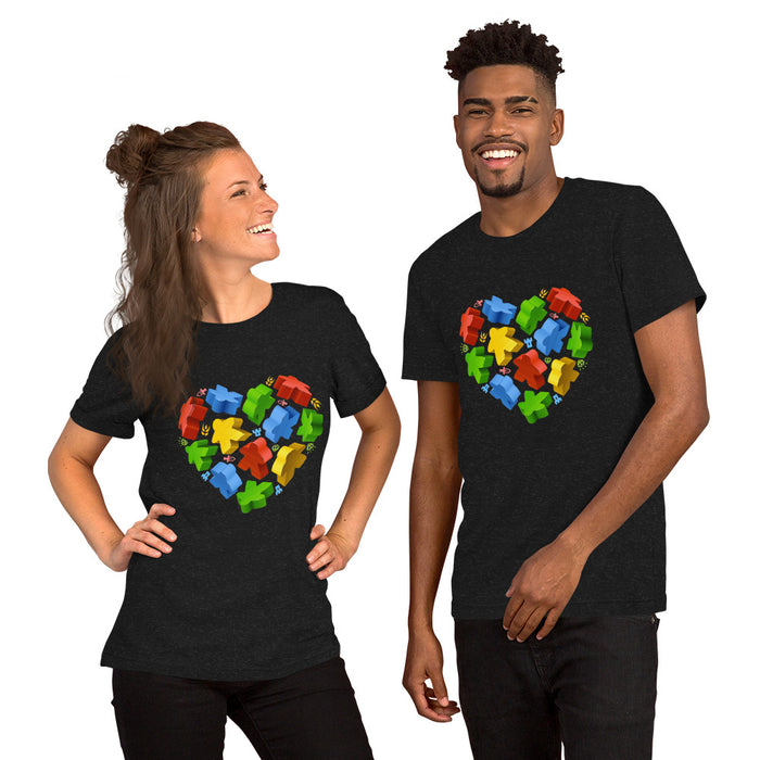Meeple Heart Unisex T-Shirt