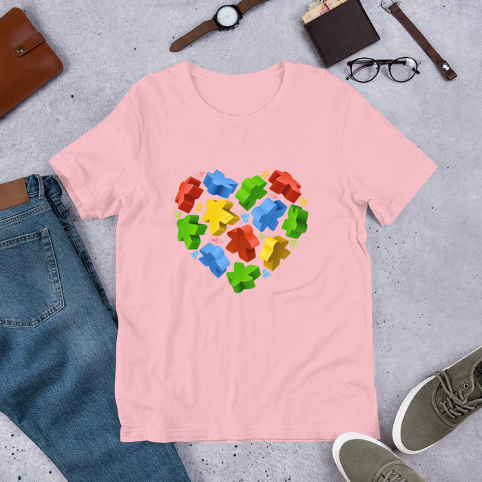 Meeple Heart Unisex T-Shirt