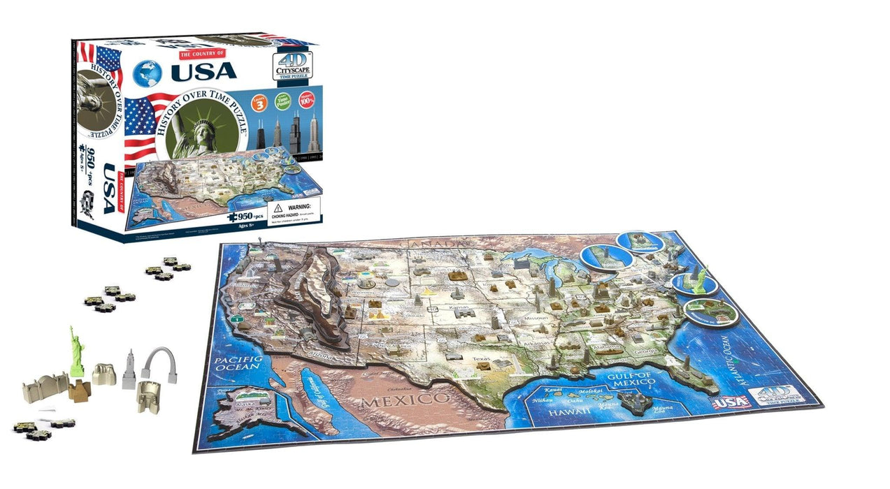 4D Puzzle USA - Boardlandia