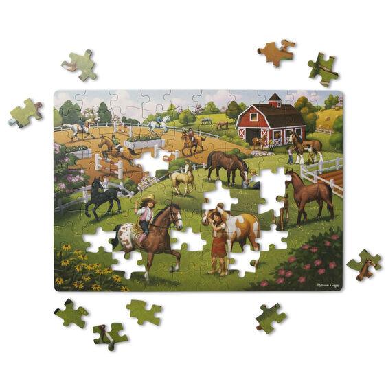 Natural Play Puzzle: Horse Adventure - 100 Pieces - Boardlandia