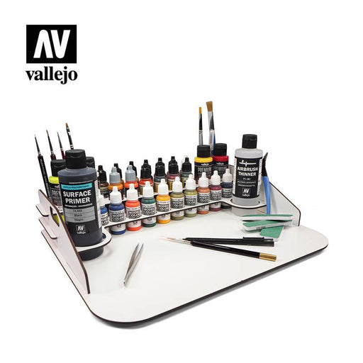 Paint Display and Work Station with Verticle Storage 40 x 30 cm - Boardlandia