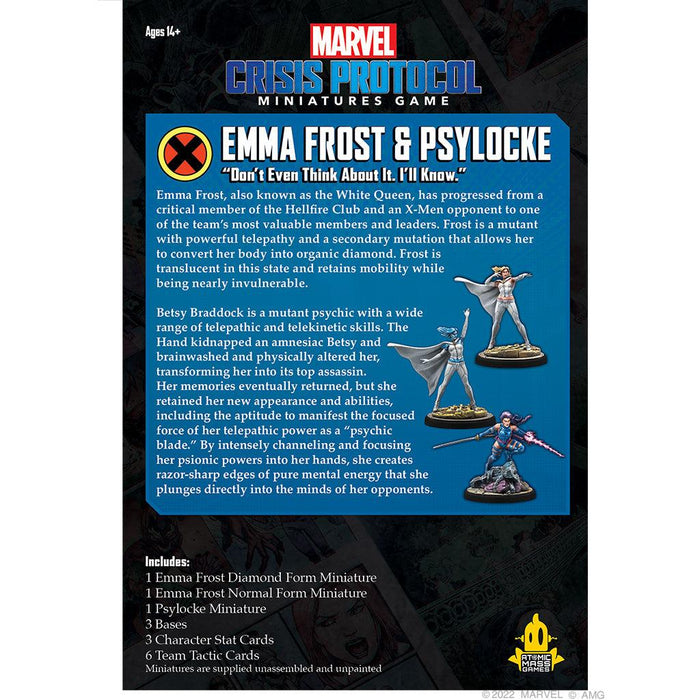 Marvel: Crisis Protocol - Emma Frost & Psylocke - (Pre-Order) - Boardlandia