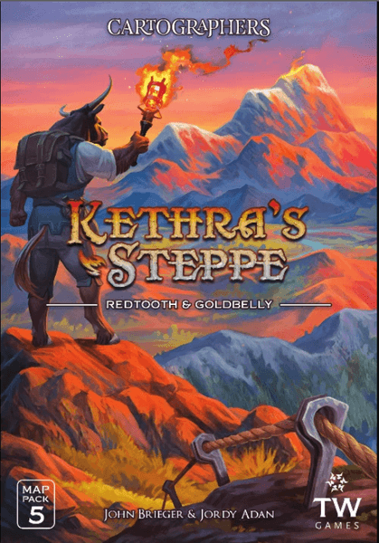 Cartographers Heroes - Map Pack 5 - Kethra's Steppe - Boardlandia