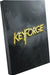 KeyForge: Logo Sleeves - Black (40) - Boardlandia