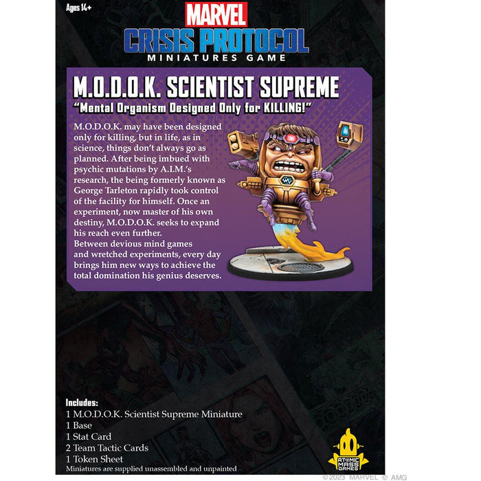 Marvel: Crisis Protocol - M.O.D.O.K., Scientist Supreme - (Pre-Order) - Boardlandia