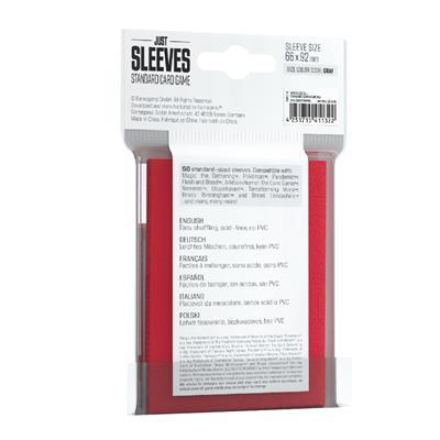 Just Sleeves - Standard Card Game Red - Boardlandia