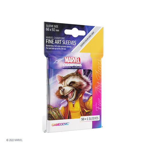 Marvel Champions Art Sleeves - Rocket Raccoon - Boardlandia