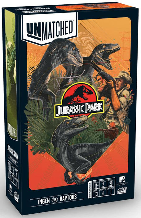 Unmatched: Jurassic Park - InGen vs Raptors - Boardlandia