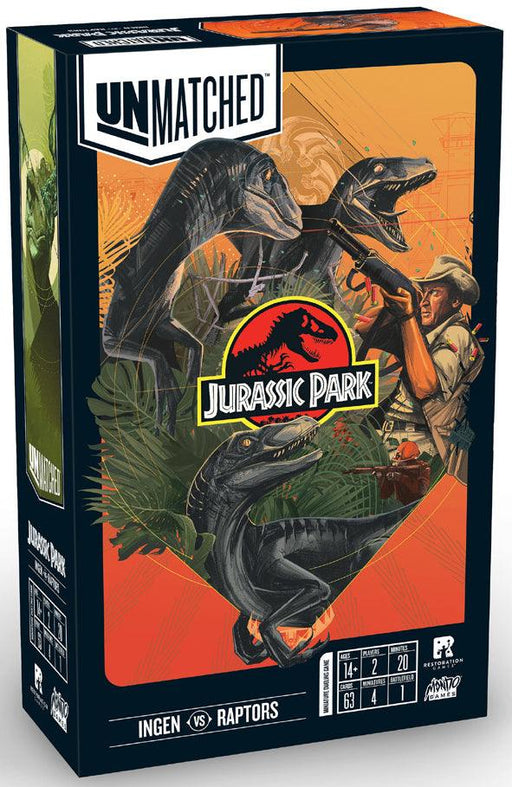 Unmatched: Jurassic Park - InGen vs Raptors - Boardlandia