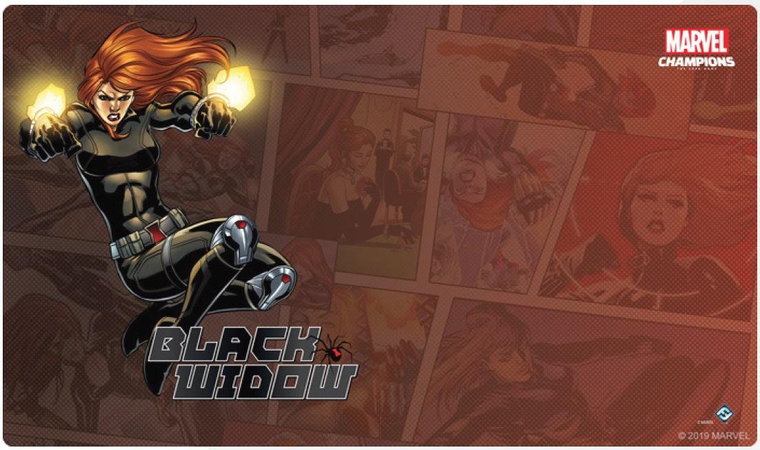Marvel Champions LCG - Black Widow Game Mat - Boardlandia