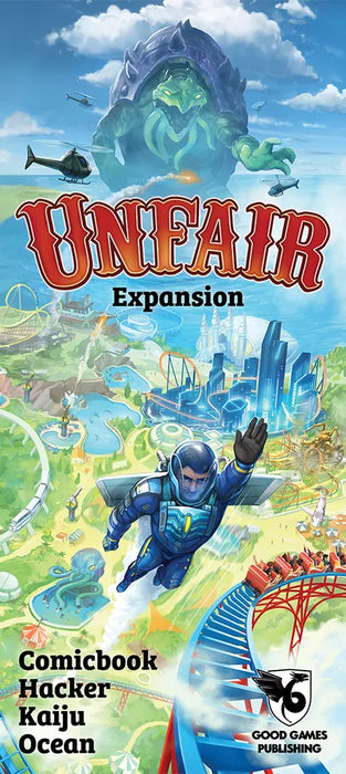 Unfair: Comicbook Hacker Kaiju Ocean Expansion - (Pre-Order) - Boardlandia