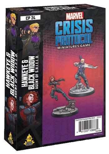Marvel: Crisis Protocol - Hawkeye and Black Widow Character Pack - Boardlandia