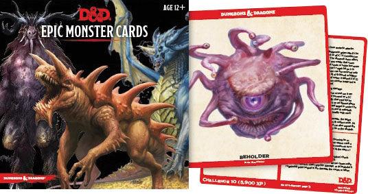 Dungeons and Dragons RPG: Epic Monster Cards - Boardlandia