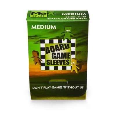 No Glare Medium Board Game Sleeves 57x89mm (50) - Boardlandia