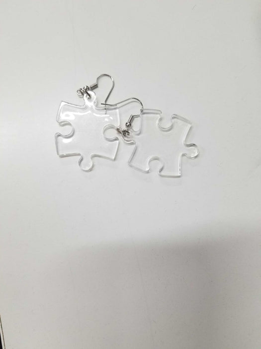 Puzzle Piece Jewelry - Translucent Earring Pair - Boardlandia