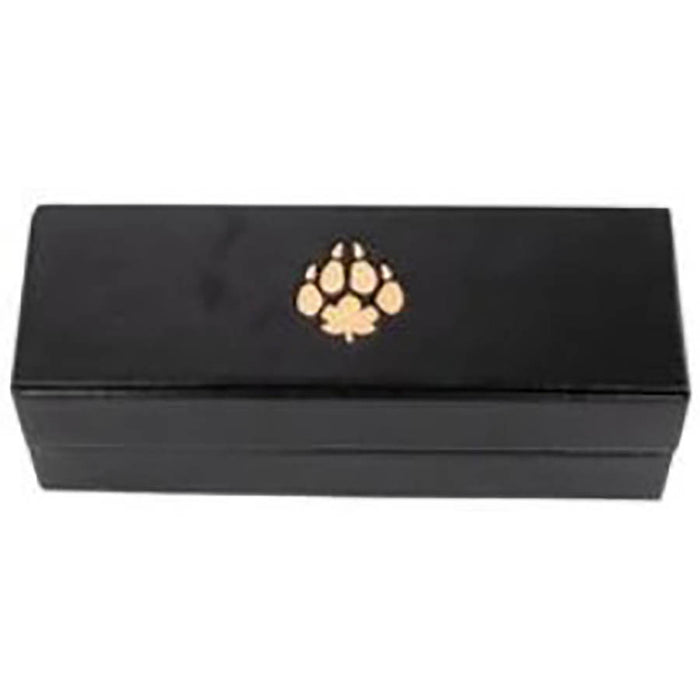 Role4Initiative - Faux Leather Dice Box and Rolling Tray With Gold Foil Druid Logo