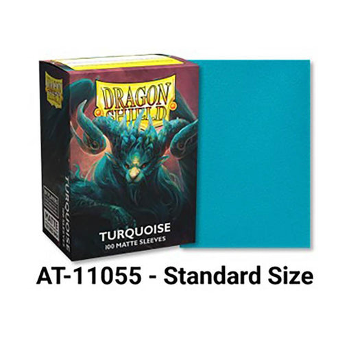 Dragon Shield Sleeves - Matte - Player's Choice - Turquoise  (Box of 100) - Boardlandia