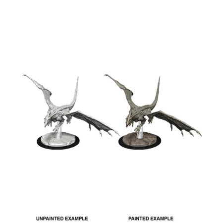Dungeons & Dragons: Nolzur's Marvelous Unpainted Miniatures - W9 - Young White Dragon