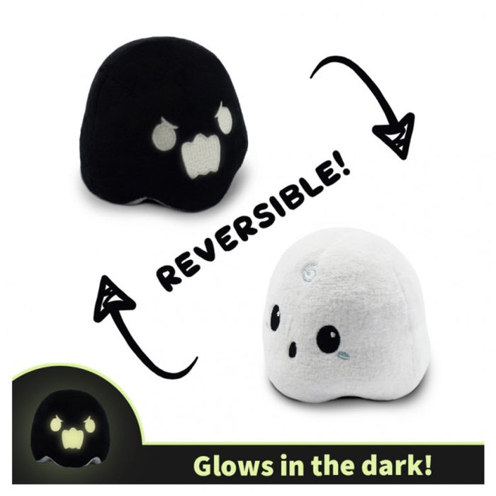 Reversible Ghost Plush White and Black