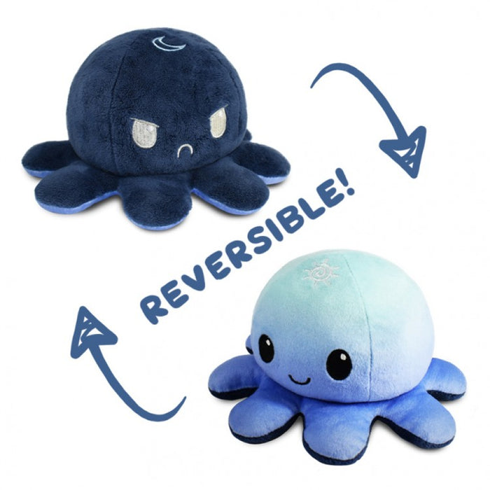 Reversible Octopus Plush Day and Night