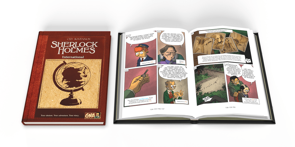 Graphic Novel Adventures: Sherlock Holmes - International - Boardlandia