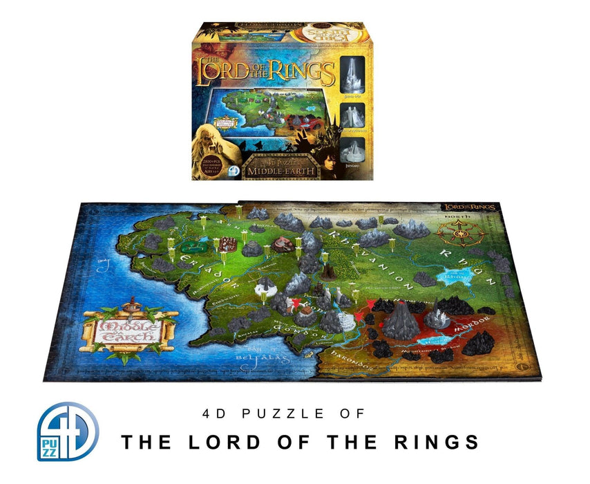 4D The Lord of the Rings Puzzle - Boardlandia