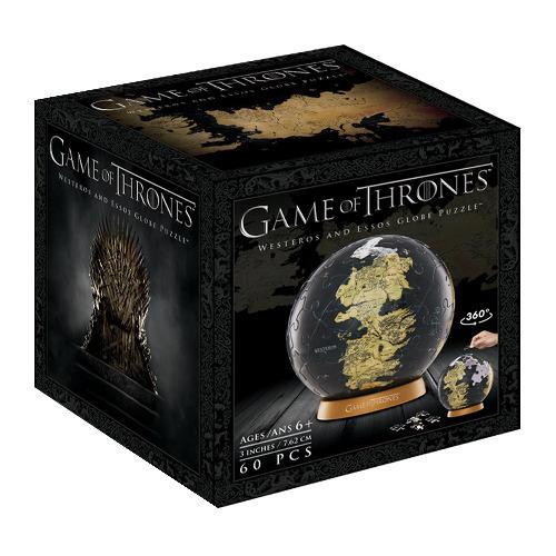 Game of Thrones 3D World Globe Puzzle 3" - Boardlandia