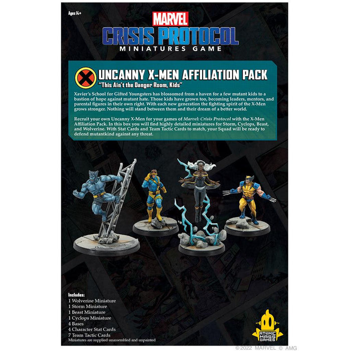 Marvel Crisis Protocol - Uncanny X-Men Affiliation Pack - Boardlandia