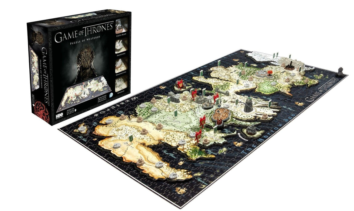 4D Game of Thrones Westeros Puzzle - Boardlandia