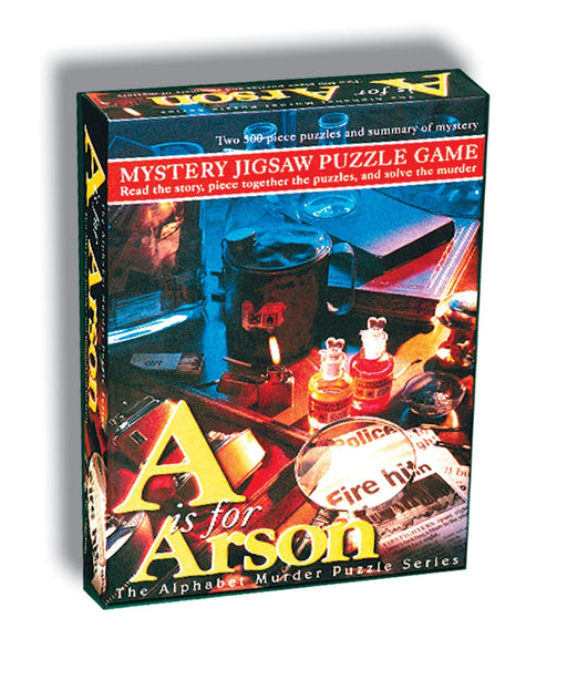 Mystery Jigsaw Puzzle Game – A is for Arson - Boardlandia