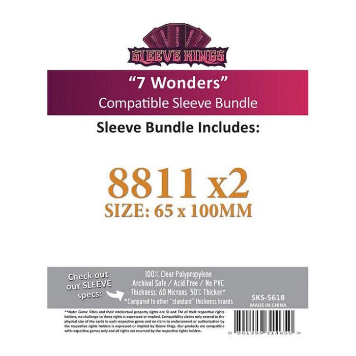 7 Wonders Sleeves Bundle - Boardlandia