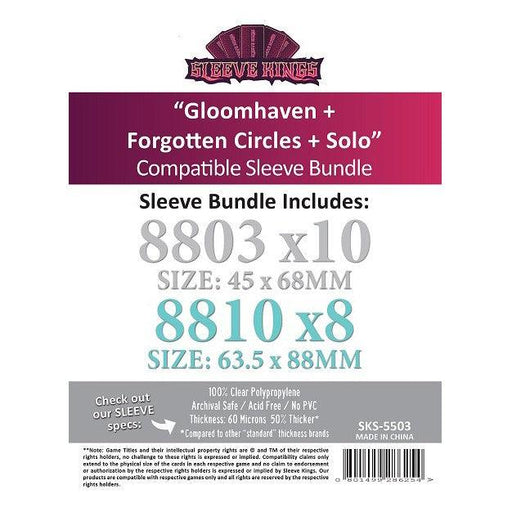 Gloomhaven/Expansions Sleeves Bundle - Boardlandia
