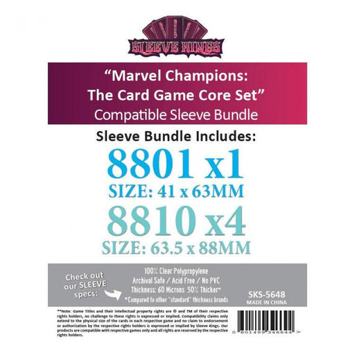 Marvel Champions Core Set Sleeves Bundle - Boardlandia
