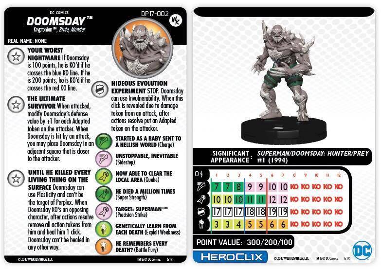 Heroclix - Doomsday - 2017 Convention Exclusive - Boardlandia