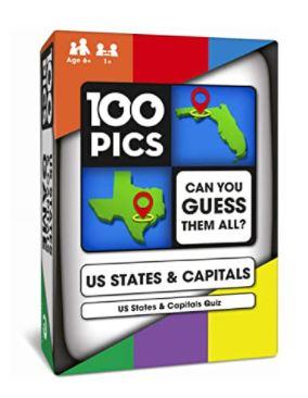 100 PICS US States and Capitals - Boardlandia