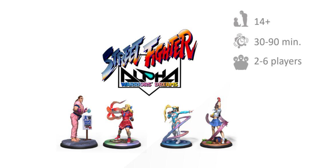 Street Fighter: The Miniatures Game Alpha Character Pack - Boardlandia
