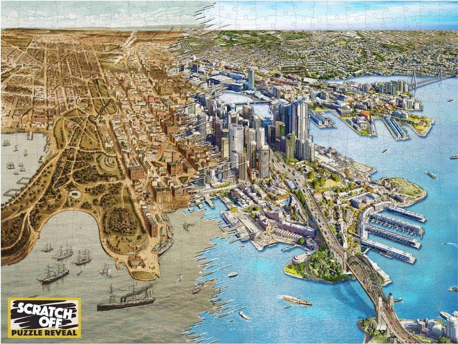 Scratch OFF - History Puzzle - Sydney - Boardlandia