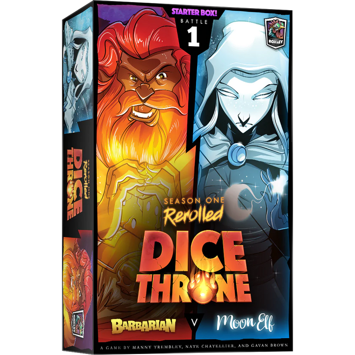 Dice Throne: Season One - Barbarian vs Moon Elf - Boardlandia