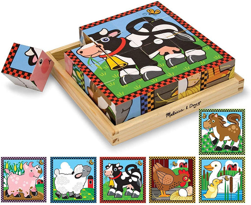 Wooden Cube Puzzle: Farm - Boardlandia