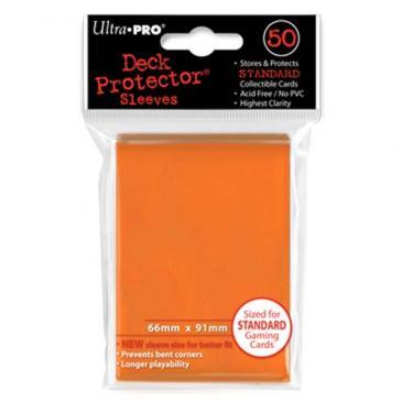 Ultra Pro - 50ct Orange Standard Deck Protectors - Boardlandia