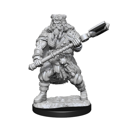 Dungeons and Dragons: Nolzur's Marvelous Unpainted Miniatures - W14 Human Barbarian Male - Boardlandia