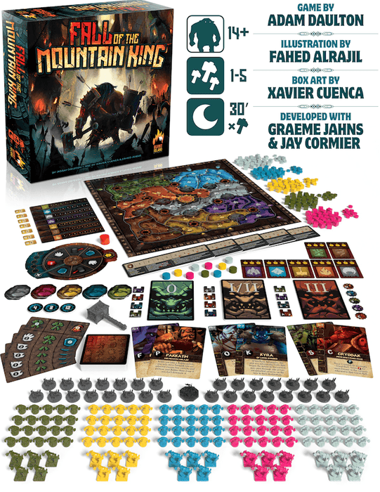 Fall of The Mountain King - Kickstarter Deluxe Edition - Boardlandia