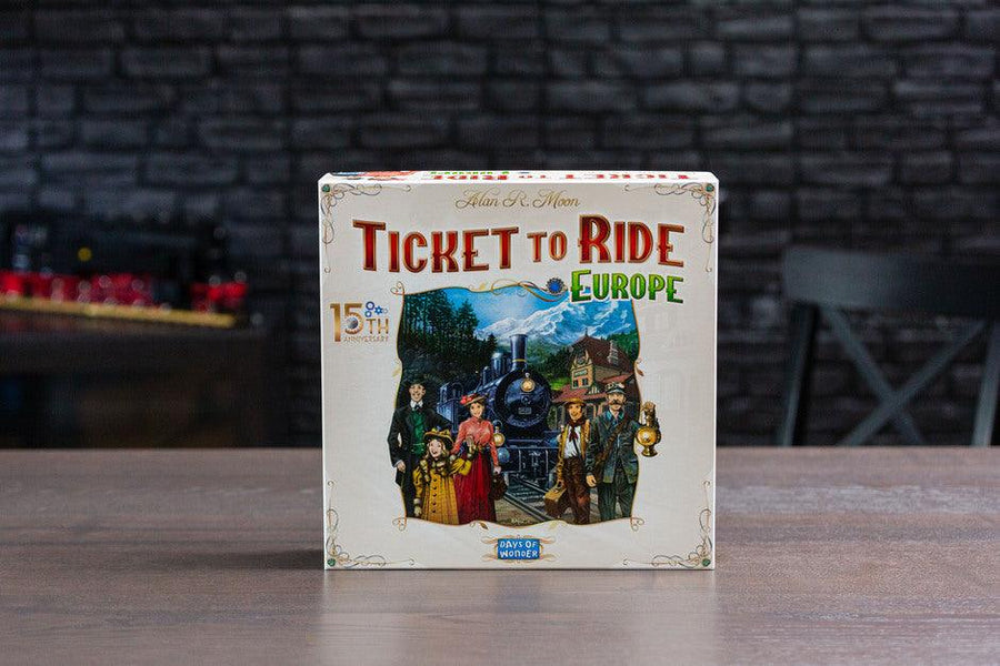 Ticket to Ride Europe 15th Anniversary DELUXE EDITION Board  Game - Strategy Game, Family Game for Kids & Adults, Ages 8+, 2-5 Players,  30-60 Minute Playtime, Made by Days of Wonder 