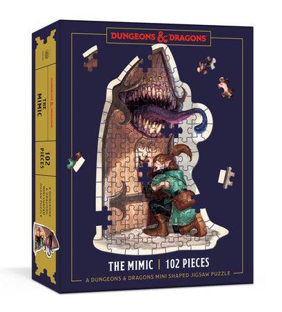 Dungeons & Dragons Mini Shaped Jigsaw Puzzle: The Mimic Edition - (Pre-Order) - Boardlandia