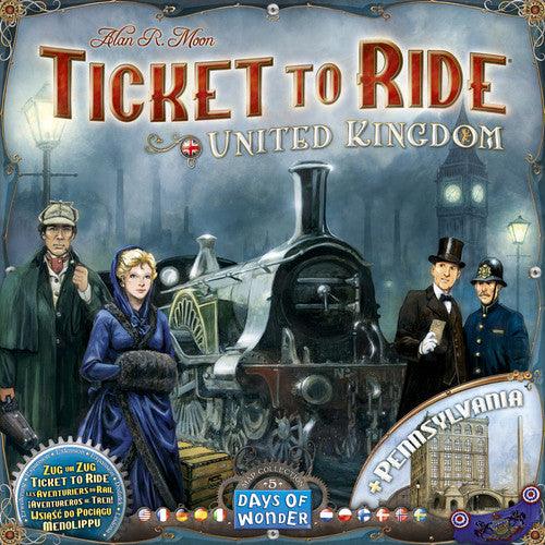 Ticket To Ride: United Kingdom and Pennsylvania - Boardlandia