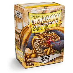 Dragon Shield Sleeves: Matte Gold (Box Of 100) - Boardlandia