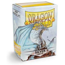 Dragon Shield Sleeves: Matte Silver (Box Of 100) - Boardlandia