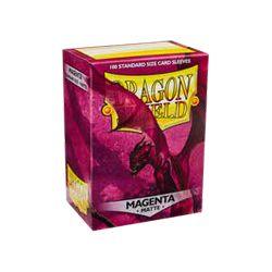 Dragon Shield Sleeves: Matte Magenta (Box Of 100) - Boardlandia